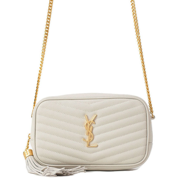 Saint Laurent Paris Lou Mini Bag Shoulder Bag Ivory Black - Picture 1 of 9